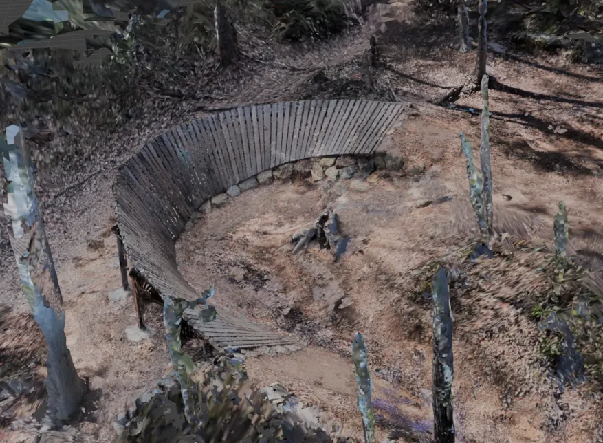 Mountain bike trail model